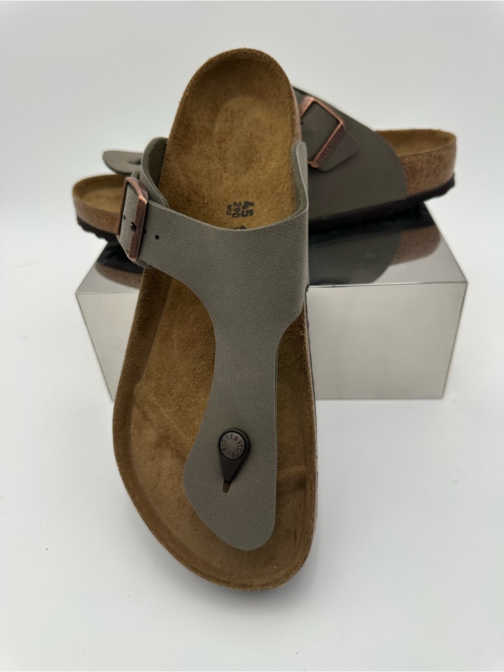 Birkenstock 45 Ramses Stone Vintage Buckle